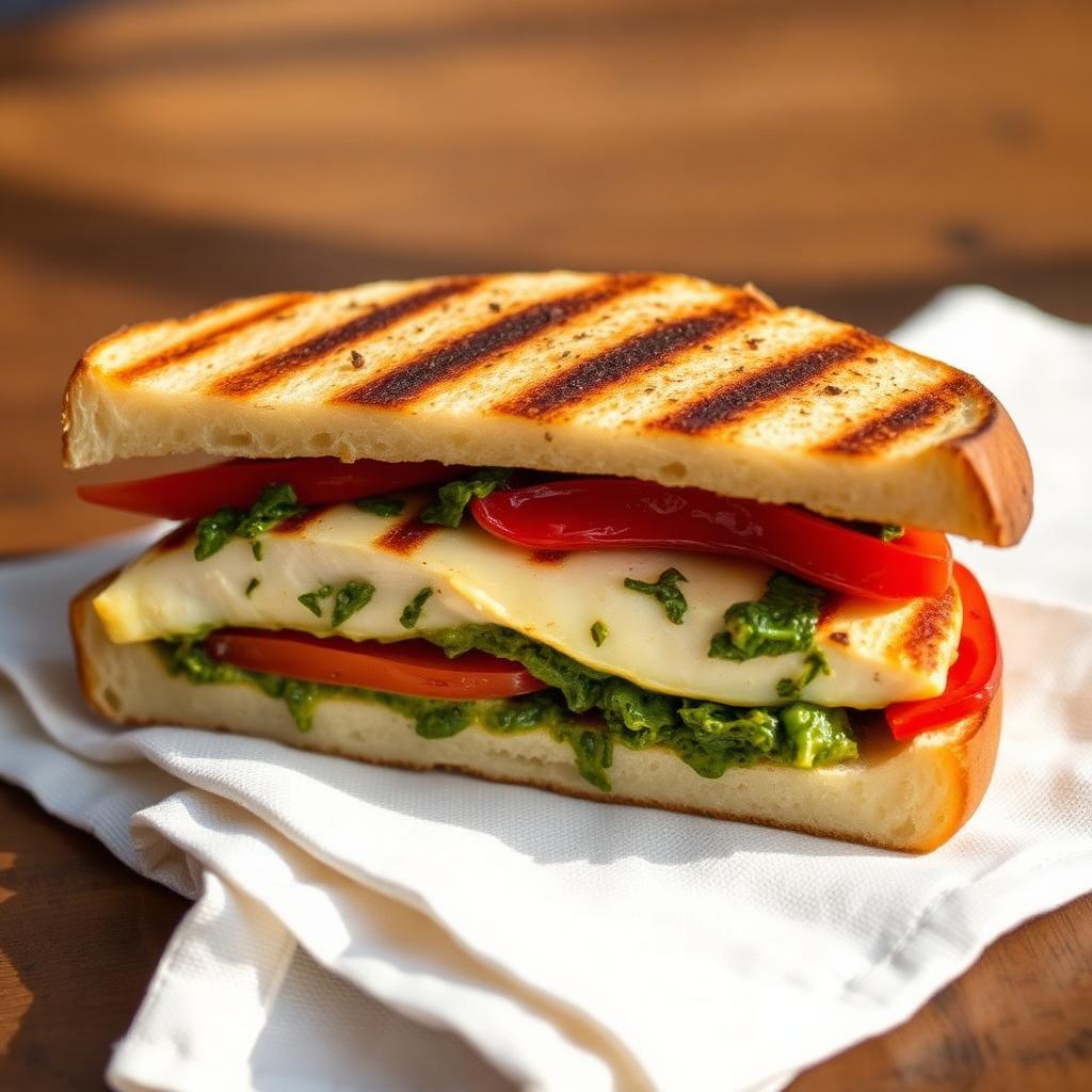 Grilled Chicken Pesto